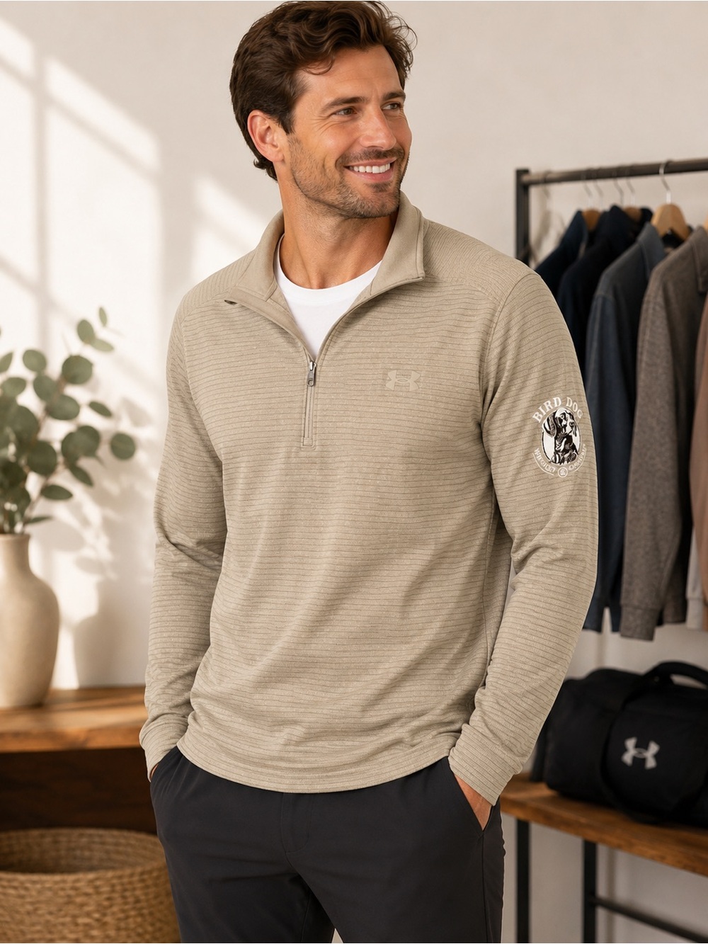 Under Armour Storm Golf 1/4 Zip Pullover – Bird Dog Whiskey & Cocktails – Men's